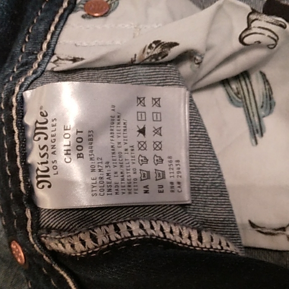 NWT Miss Me jeans size 30 - Picture 8 of 9